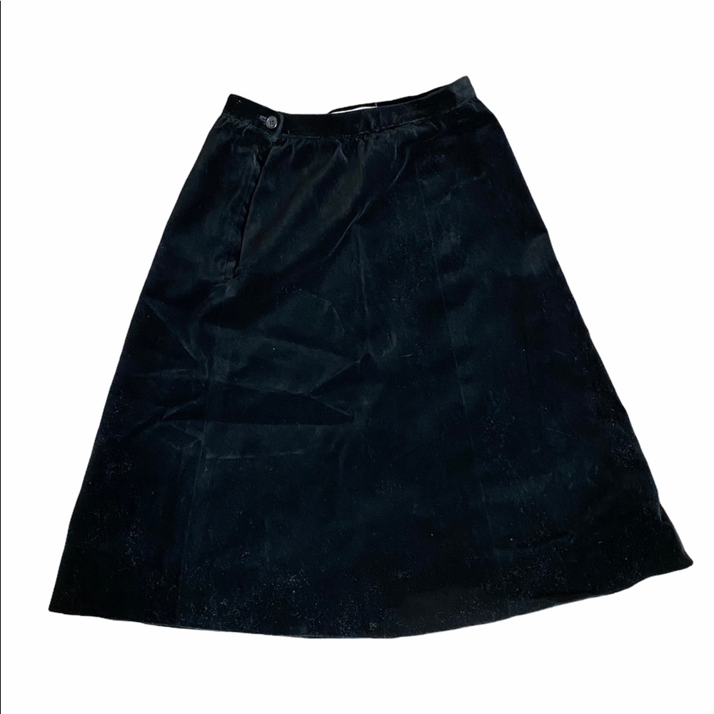 Velvet High Waisted Skirt